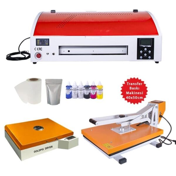 Goldpix 1390 DTF Basic Tekstil Baskı Makine Seti