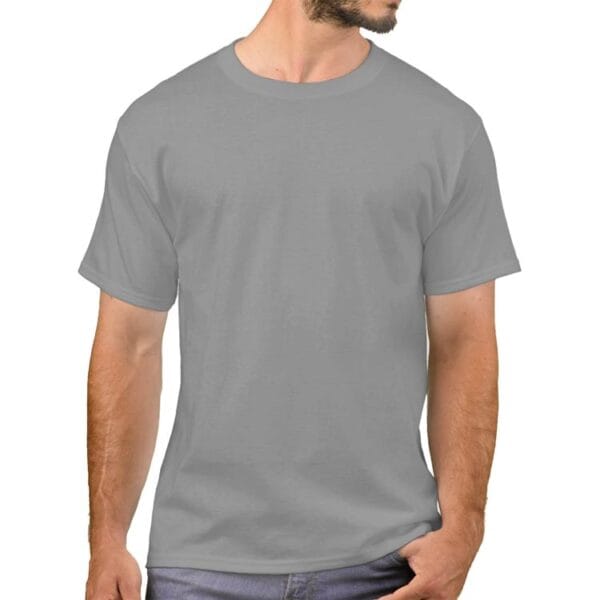Gri T-Shirt %100 Pamuklu