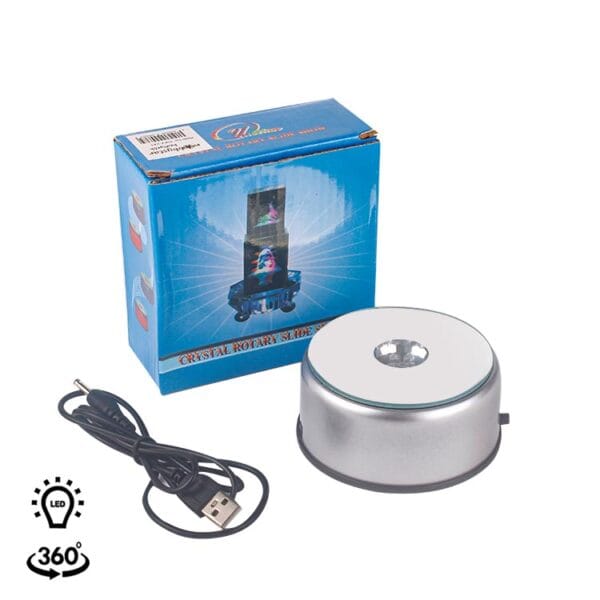 Led Işıklı Dönen Stand - 8cm