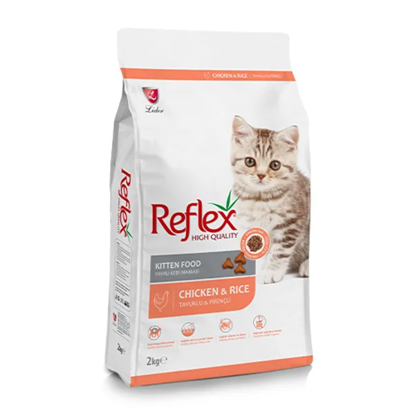Reflex Kitten Tavuk Etli Pirinçli Yavru Kedi Maması 2 KG - Görsel 1