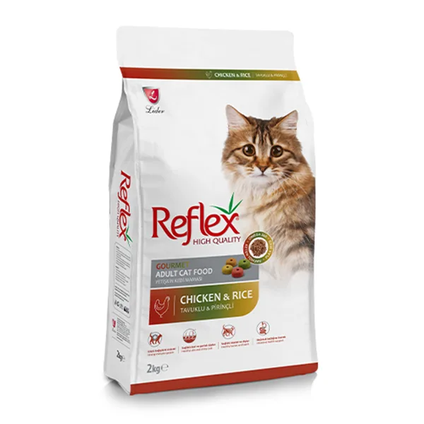 Reflex Multicolor Tavuklu Yetişkin Kedi Maması 2 KG - Görsel 1