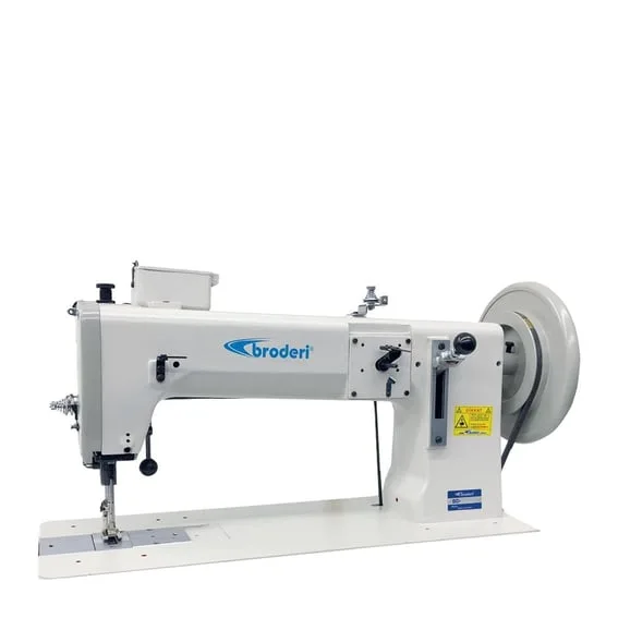 FDM Broderi i BD-243 iğne ve Ayak Transportlu Branda Dikiş Makinesi, Çift Pabuç, Ekstra Kalın Malzemeler İçin