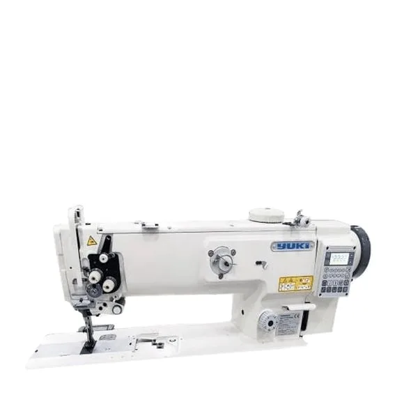 FDM Yuki GC-1510N-L14 Çift Papuç Tek İğne Makine (36cm) 12mm, Direct Drive, Ayak Transportlu, İplik Kesmeli, Ayak Kaldırmalı, Kafadan Motorlu